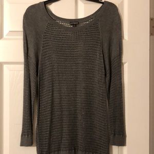 Express mesh sweater